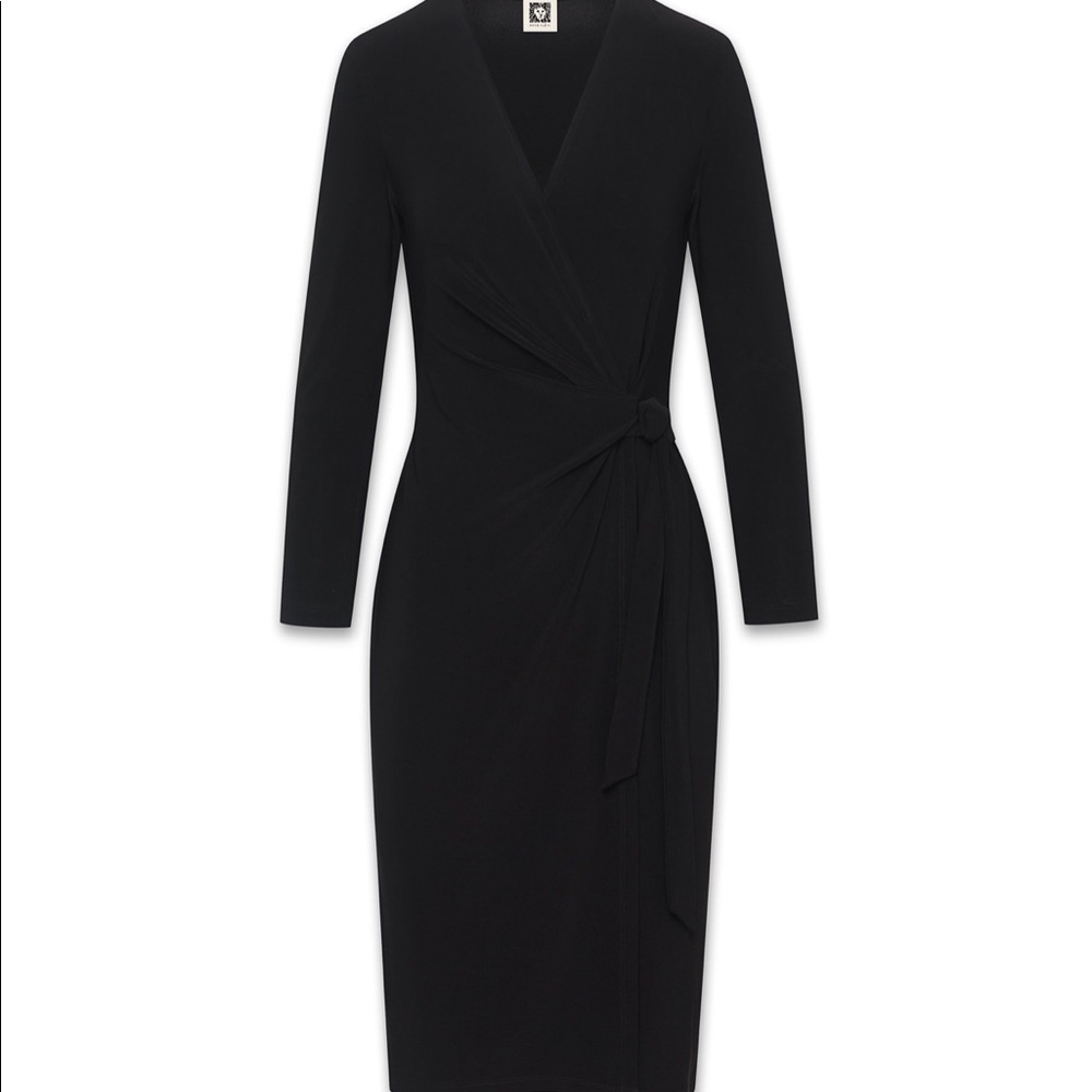 Anne Klein Black Midi Dress